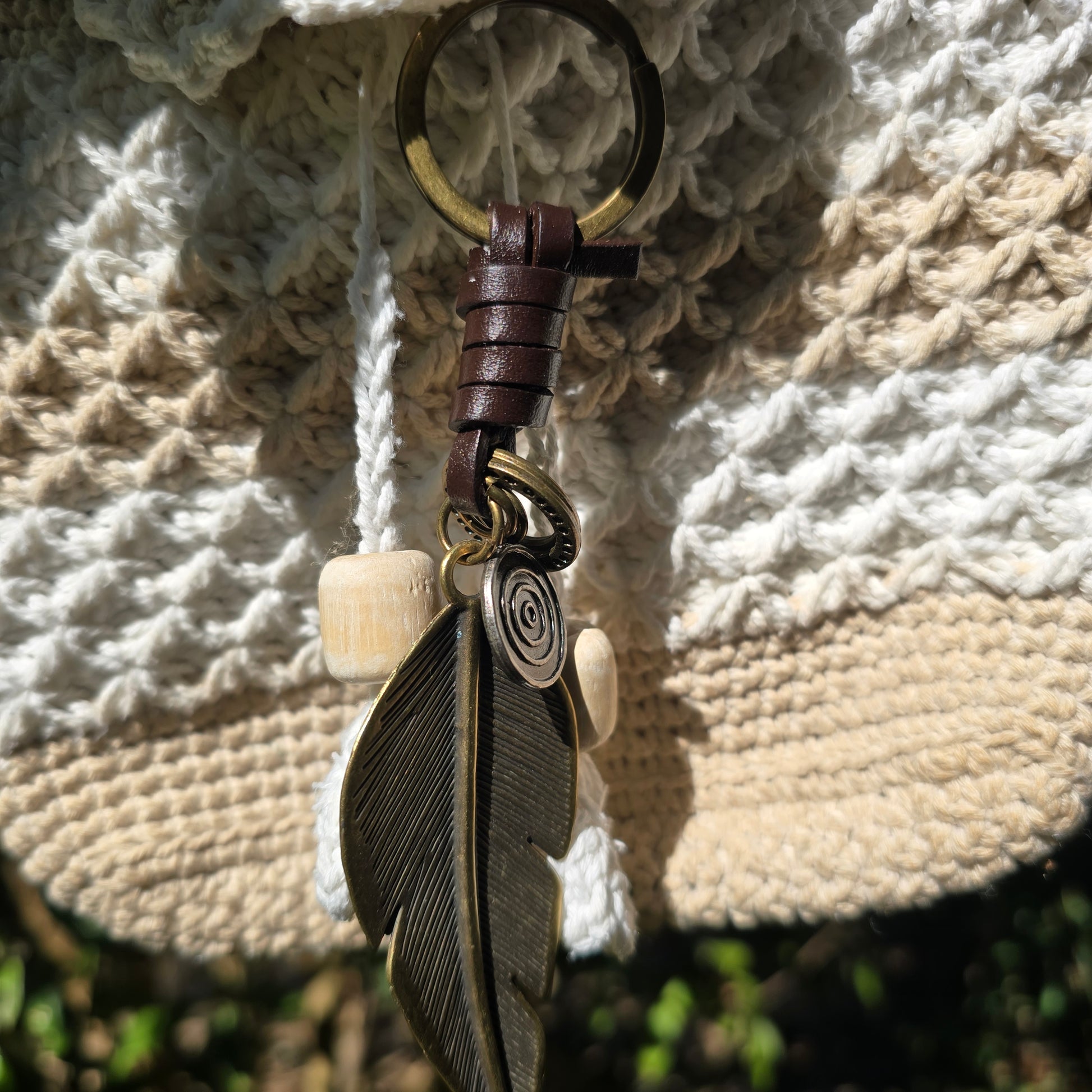 Porte clefs Bijou Plume