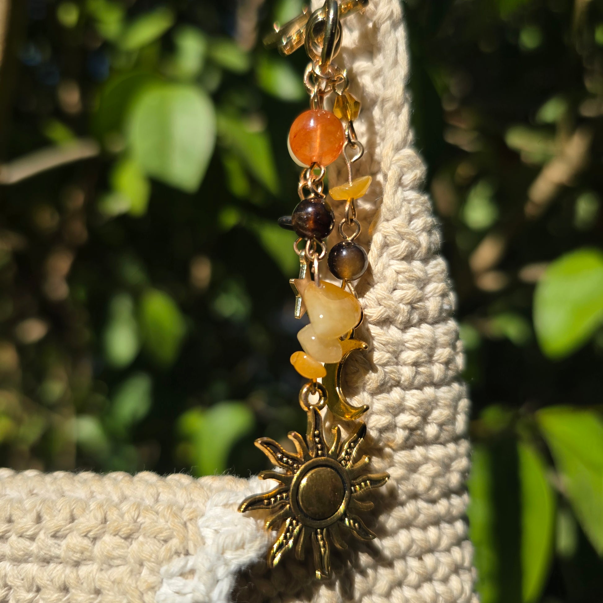 Bijoux porte clefs Soleil
