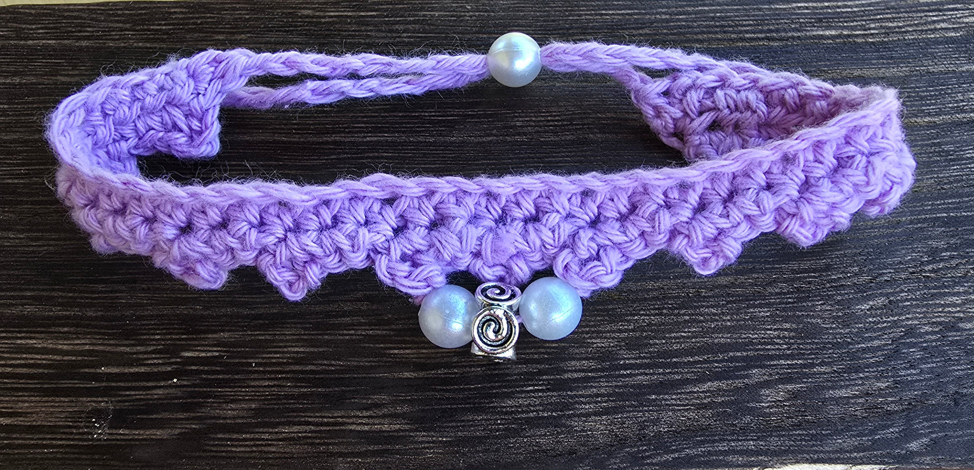 Bracelet de cheville purple