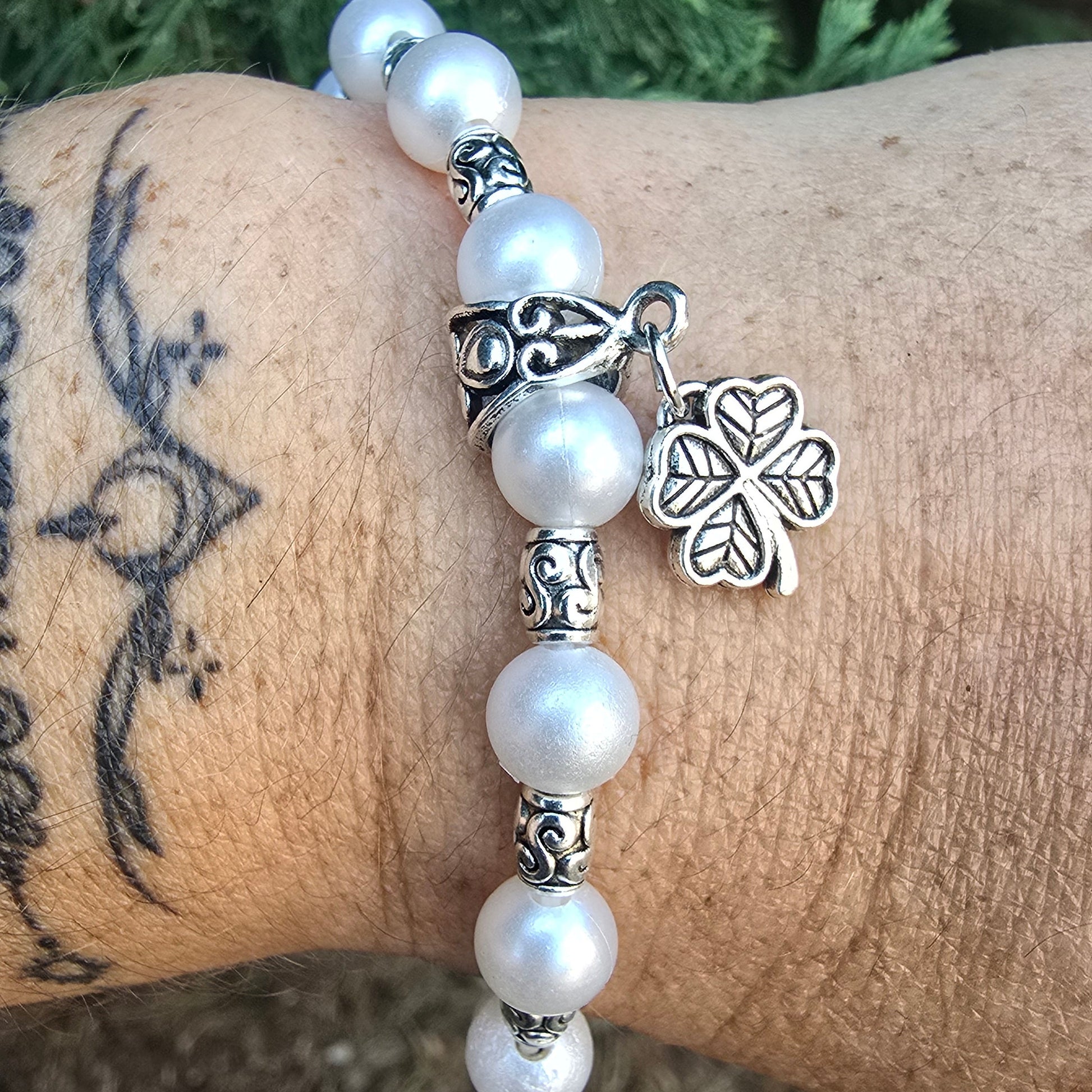 Bracelet Perles trêfle