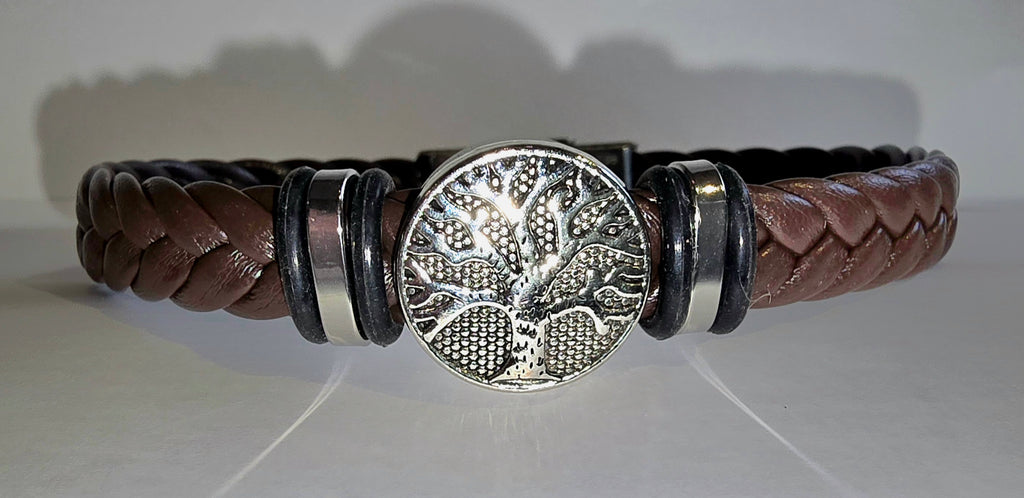 Bracelet Arbre de vie Homme ( plusieurs couleurs)