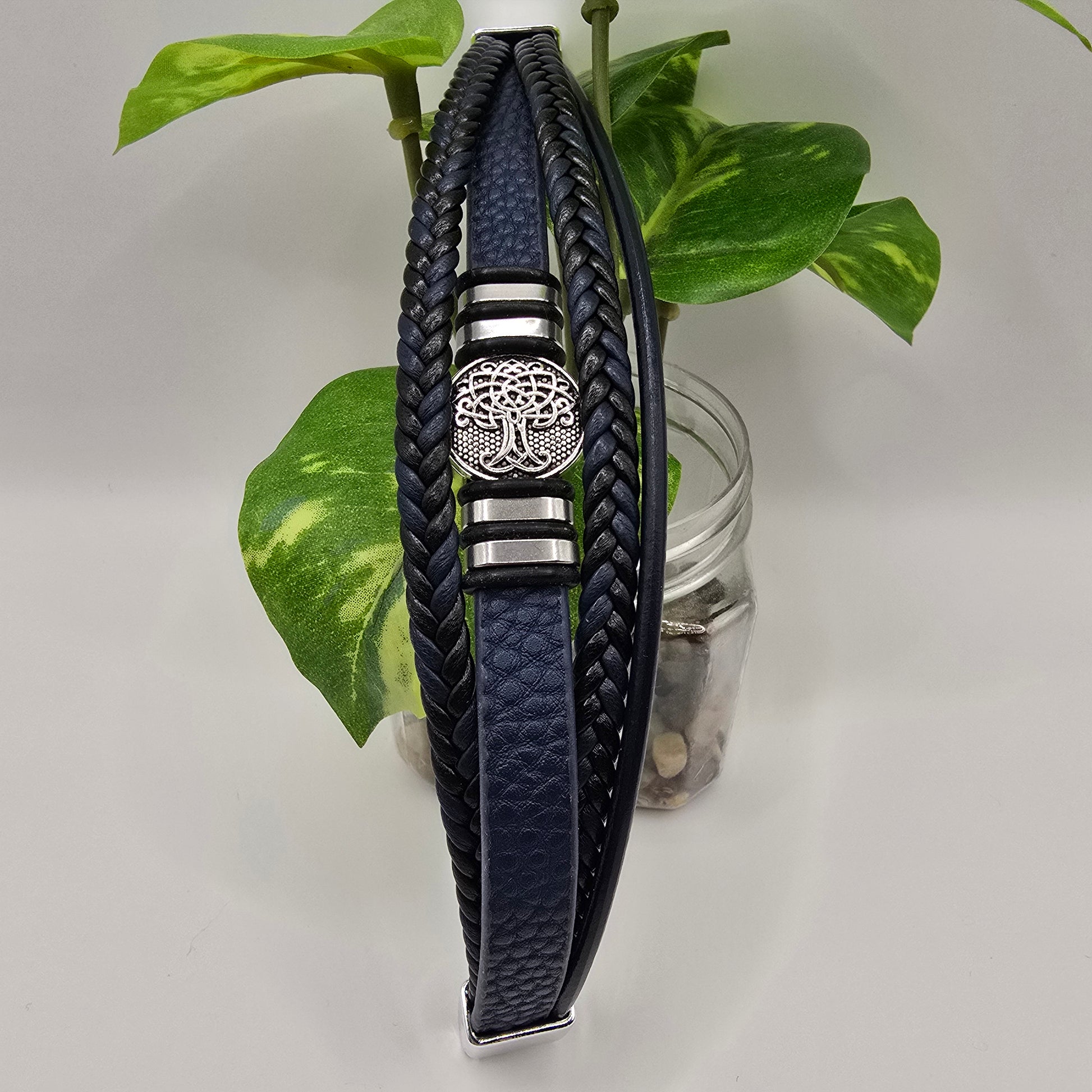Bracelet Homme Bleu Arbre de vie