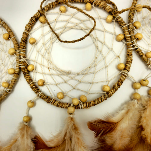 Attrape-rêves chanvre triple lune