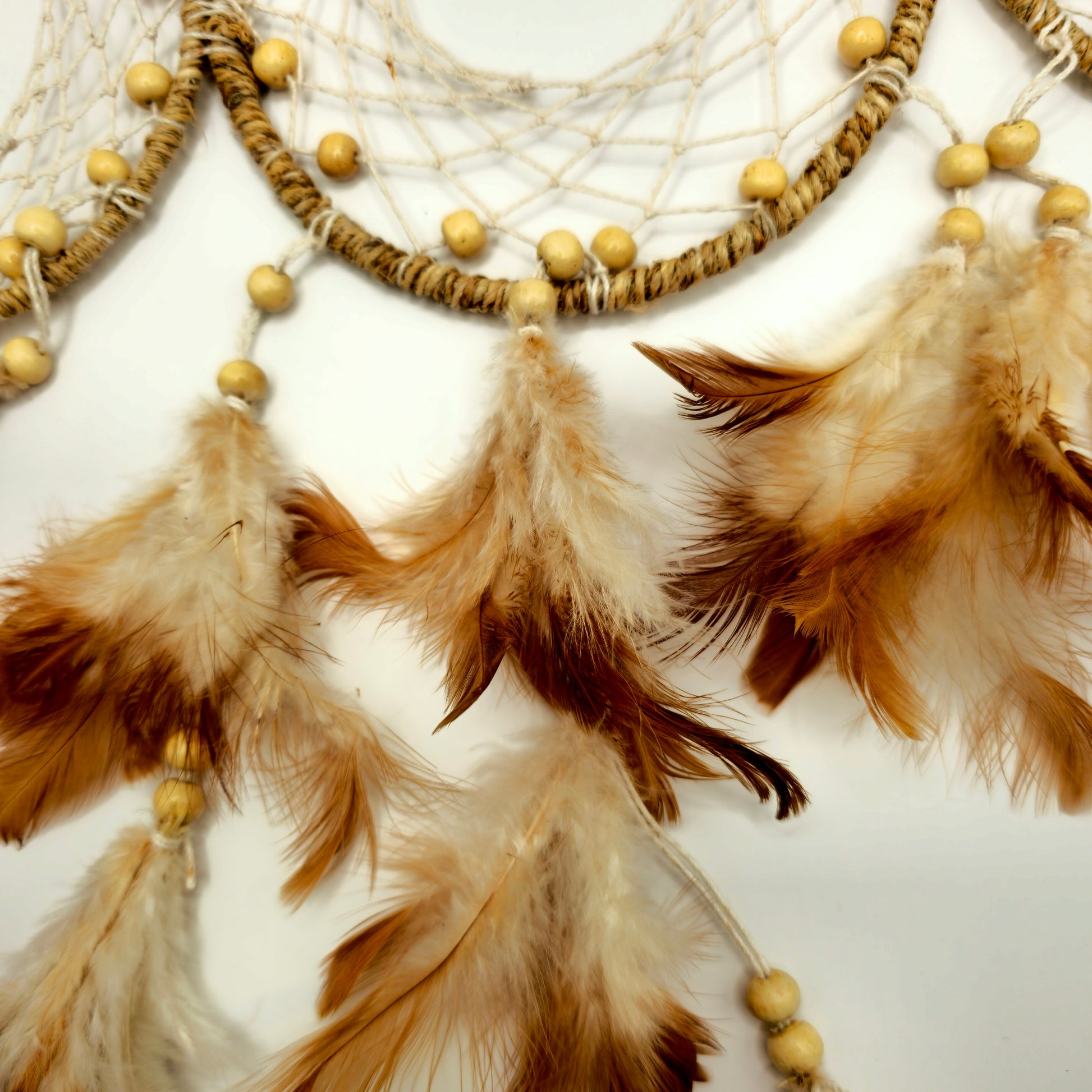 Attrape-rêves chanvre triple lune