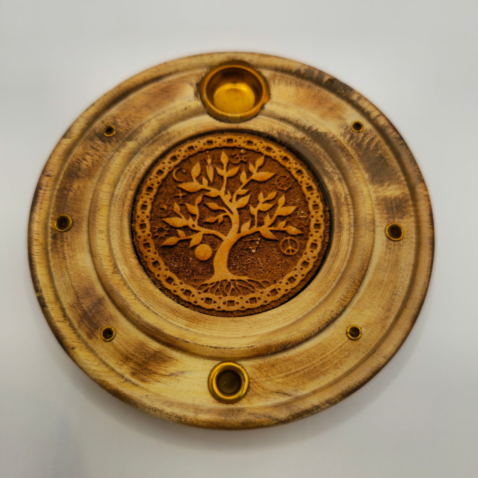 Porte encens Rond arbre de vie